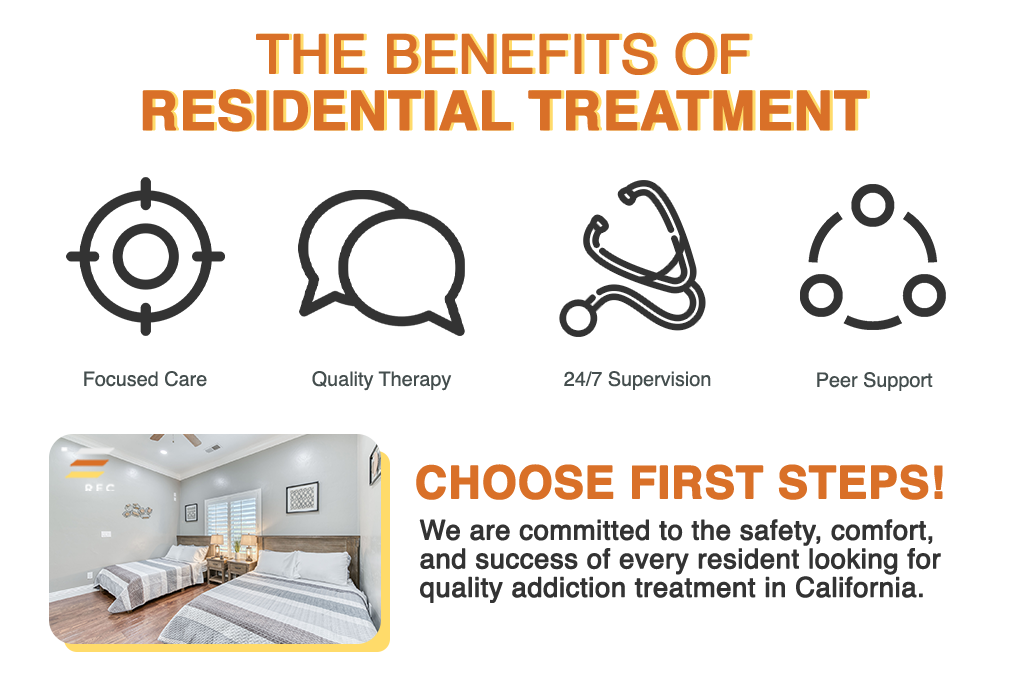 Residential 2 The benefits of residential treatment at First Steps Recovery